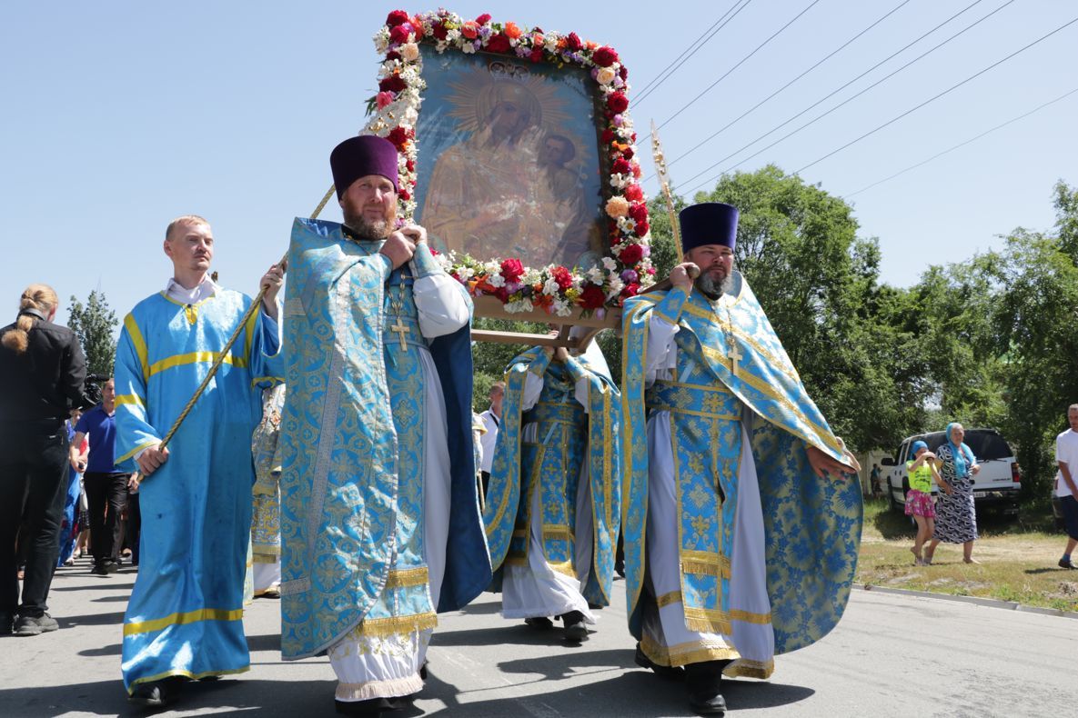 В Свято-Троицком храме города Каракол торжественно отметили 120-летний  юбилей пребывания Тихвинской иконы Божией Матери в Кыргызстане (+ВИДЕО) -  Новости Бишкекской и Кыргызстанской епархии