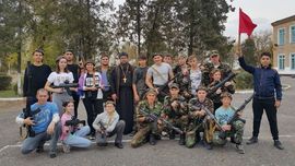Молодежка Бишкека посетила Свято-Казанский мужской монастырь г. Кара-Балта