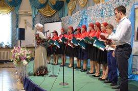 В конференц-зале Свято-Воскресенского кафедрального собора состоялся пятый Республиканский фестиваль православной музыки «Тебе Бога славим»