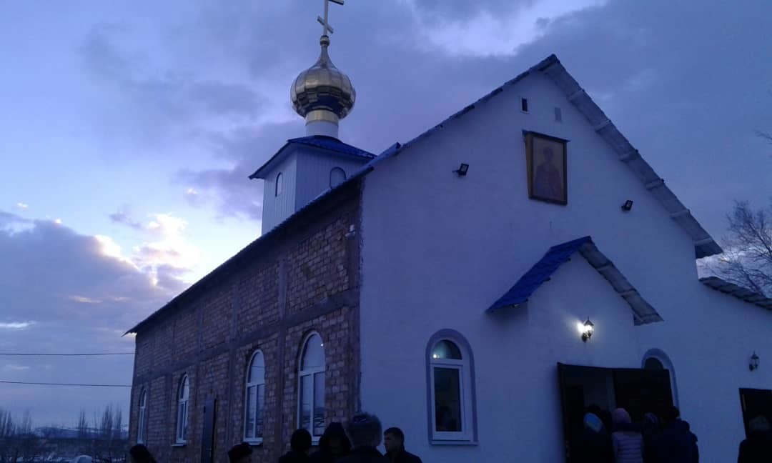 Освящение храма св. Димитрия Солунского в с. Сосновка