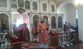 6 мая паломники приняли участие в праздничном богослужении в г. Токмок (фоторепортаж)