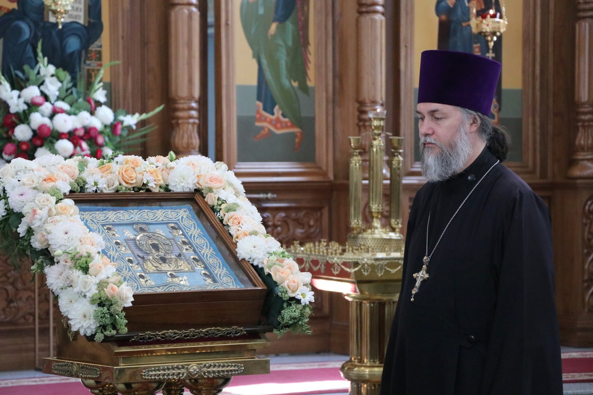 Курская Коренная икона Божией Матери «Знамение» прибыла во Владимирский собор
