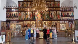Группа паломников посетила храмы г. Алматы на празднование  Рождества Пресвятой Богородицы
