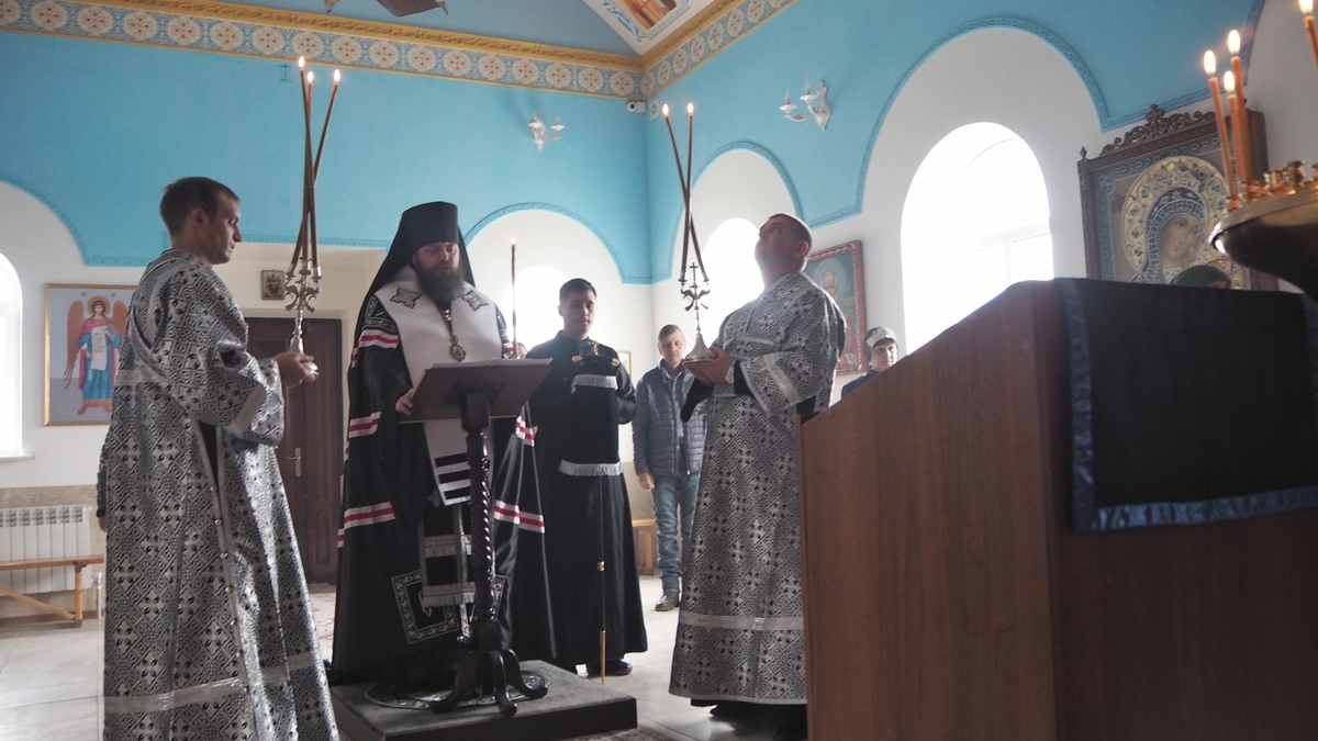 Епископ Даниил совершил чтение канона преподобного Андрея Критского в храме Димитрия Солунского