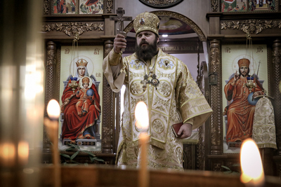 Обрезание Господне. Епископ Даниил совершил Божественную литургию в храме Архистратига Божьего Михаила