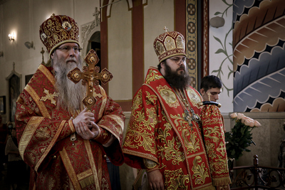 Архиереи  совершили Божественную литургию в Свято-Воскресенском кафедральном соборе