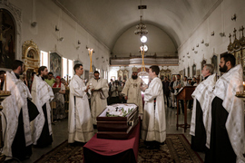 В Свято-Воскресенском кафедральном соборе состоялось отпевание Кутановой Анны Алексеевны