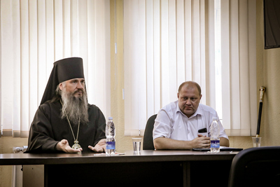 Епископ Савватий встретился с пограничниками ФСБ России