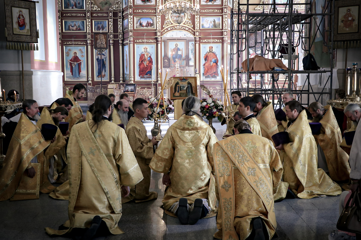 На день прп. Савватия Соловецкого тезоименитство епископа Бишкекского и Кыргызстанского Савватия