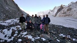 12 октября был организован поход для православных туристов к леднику Голубина, который находится в ущелье Туюк Суу в районе ущелья Ала-Арча.