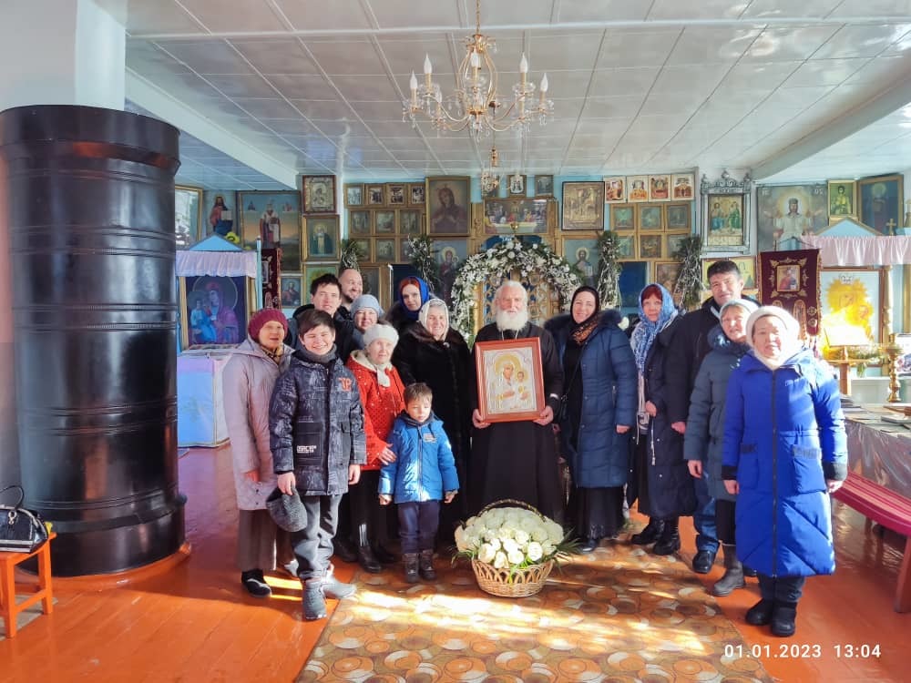 Встреча Нового года в храме святителя Николая Чудотворца в с Ананьево