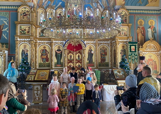 Российские военнослужащие приняли участие в Рождественском богослужении в Кыргызстане