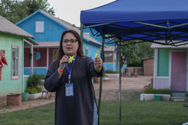 На Иссык-Куле проходит межрегиональный краеведческий, детско-певческий съезд 