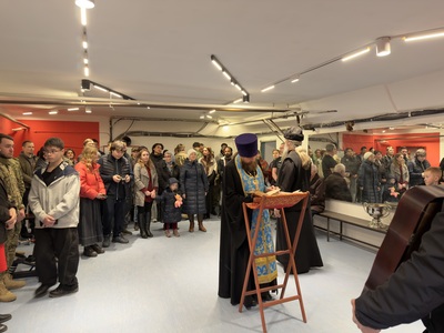 В Бишкеской епархии состоялось открытие спортивного зала молодежного отдела