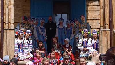 Детская радость, песни и танцы в честь Воскресения Христова. Пасхальный утренник в Ак-Суу