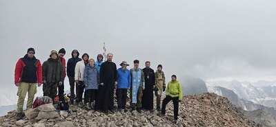 Совершено восхождение на пик святой великомученицы Екатерины