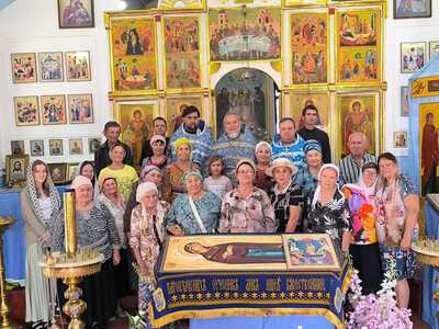В Успенском храме города Манас отметили престольный праздник